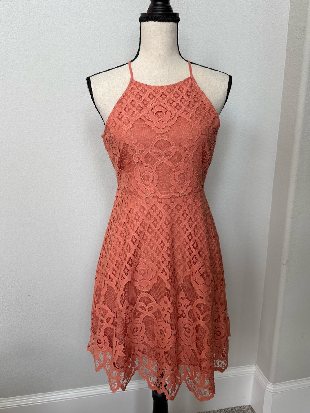 Black Swan Charlotte Dress in Salmon